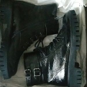 Paul Green Treluna combat style boots Like New!